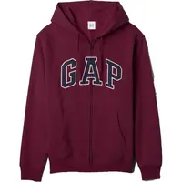 GAP V-HERITAGE LOGO FZ SNL Pánská mikina, vínová, velikost