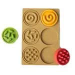 Puzzle senzorické kolieska, pastelové