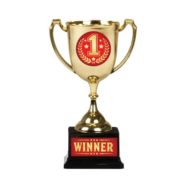 Pohár s textom Winner ALBI