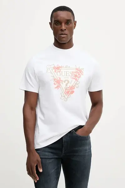 Bavlněné tričko Guess