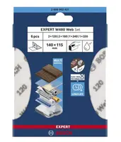 Bosch Príslušenstvo - Súprava brúsnych papierov 115x140 mm, 6 ks 2608902431