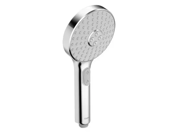 Hansa Activejet - Sprchová hlavica 120, 3 prúdy, svetlosivá/chróm 84330100