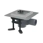 Alcadrain Odtokové kanáliky - Podlahová vpusť bočná 13x13 cm, kombinovaný SMART zápachový uzáver, bez roštu APV130