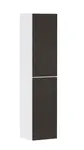 Hansgrohe Xevolos E - Vysoká skříňka, 40x176x36 cm, 2 dvířka, panty vpravo, matná bílá/textilní tmavá šedá 54221660