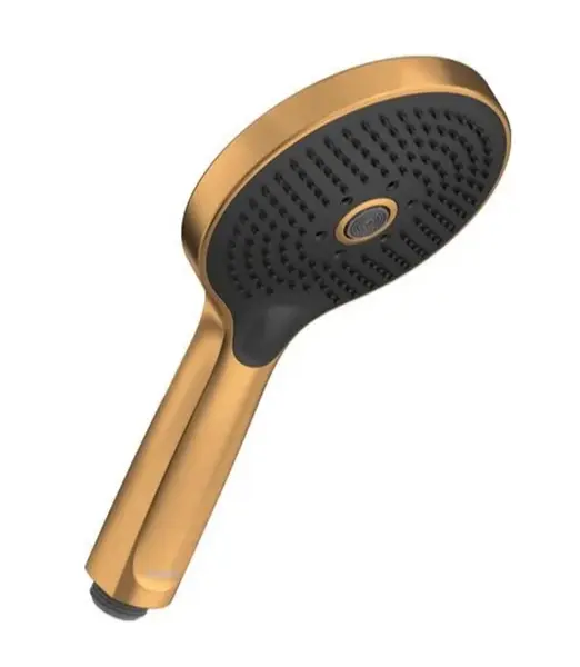 Duravit Sprchy - Sprchová hlavica, 3 prúdy, MinusFlow, kefovaný bronz UV0652017004