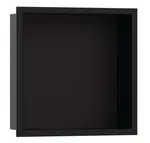 Hansgrohe XtraStoris Original - Výklenok do steny s rámom, 30x30x10 cm, matná čierna 56061670