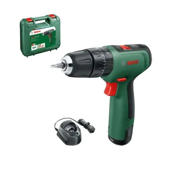 Bosch Náradie - 12V AKU vŕtačka s príklepom, 1x aku 1,5 Ah Li-Ion, nabíjačka 06039D3104