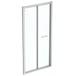 Ideal Standard Connect 2 - Skladacie sprchové dvere 90 cm, silver bright/číre sklo K9287EO
