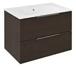 Sapho Cirasa - Umývadlová skrinka, 70x52x46 cm, 2 zásuvky, borovica rustik CR701-1616