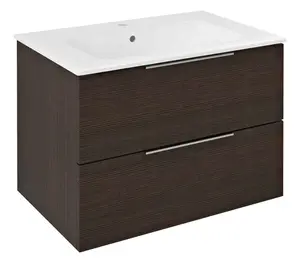 Sapho Cirasa - Umývadlová skrinka, 70x52x46 cm, 2 zásuvky, borovica rustik CR701-1616