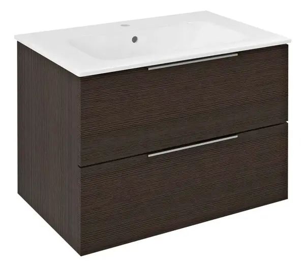 Sapho Cirasa - Umývadlová skrinka, 70x52x46 cm, 2 zásuvky, borovica rustik CR701-1616