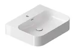 Ravak Ceramic - Umývadlo na dosku, 55x45 cm, s prepadom, s otvorom na batériu, biela XJX01155006