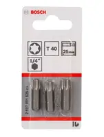 Bosch Príslušenstvo - Súprava bitov T40, dĺžka 25 mm, 3 ks 2607001625