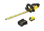 Stanley - 18V AKU plotové nůžky 55 cm, 1x aku 4,0 Ah Li-Ion, nabíječka SFMCHT655M1-QW
