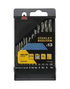 Stanley Příslušenství - 13dílná sada vrtáků do kovu STA56008-QZ