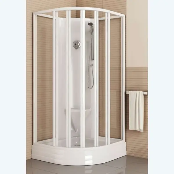 Ravak Supernova - Sprchový box 91x91 cm, s vaničkou a príslušenstvom, biela/číre sklo 80677112Z1