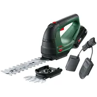 Bosch Zahradní technika - 18V AKU nůžky na keře a trávu, 1x aku 2,0 Ah Li-Ion, nabíječka 0600857000