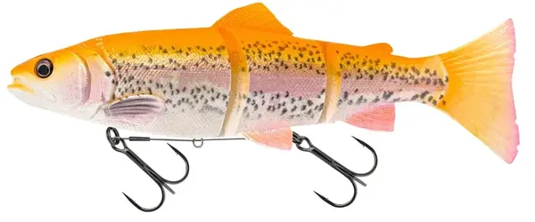 Savage gear gumová nástraha 3d line thru trout golden albino - 20 cm 93 g