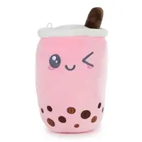KAWAII BUBBLE TEA růžová plyšová hračka 22cm
