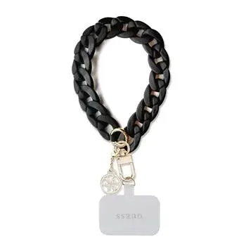Univerzální popruh na ruku Guess 4G Charm, černá