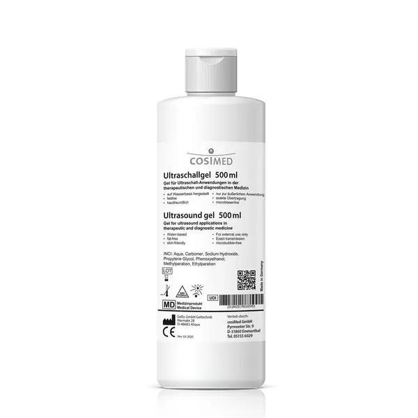 cosiMed ultrazvukový gél - 500 ml