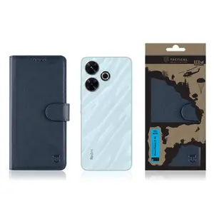Flipové pouzdro Tactical Field Notes pro Xiaomi Redmi 13 4G, modrá