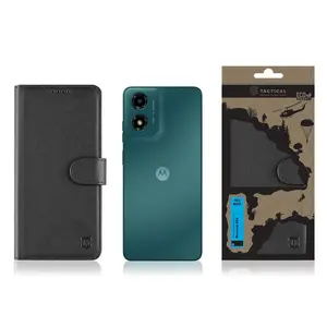 Flipové pouzdro Tactical Field Notes pro Motorola Moto G04, černá