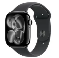 APPLE Watch 11 GPS 46mm Jet Black Aluminium Case with Black Sport Band - M/L