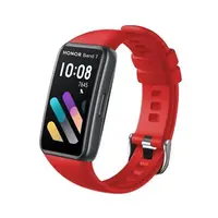Silikonový řemínek FIXED Silicone Strap pro Honor Band 6/7, červená