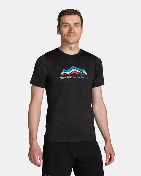 Pánské technické triko kilpi giano-m tmavě šedá l