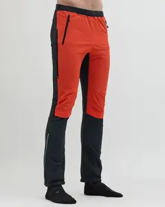 Pánské skialpové kalhoty silvini soracte červená/černá s