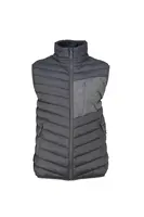 Pánská lehce zateplená vesta gts 503232 tmavě šedá s