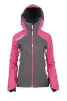 Dámská lehká bunda s kapucí gts 415131 růžová m