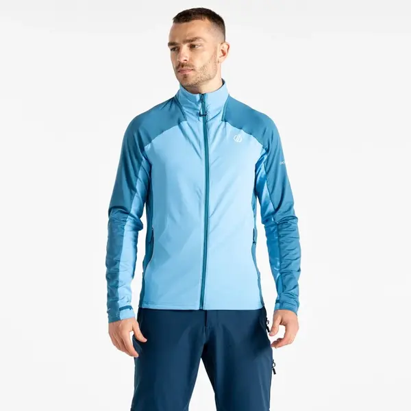 Pánská funkční mikina dare2b substratum iv modrá m