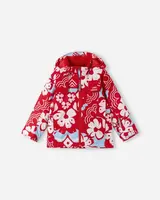 Dětská zimní bunda s membránou reima palsi červená 122