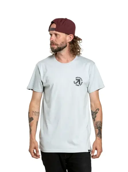 Meatfly pánské tričko Arrow Stone | Hnědá | Velikost XXXL | 100% bavlna