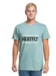 Meatfly pánské tričko Rele Dusty Mint | Modrá | Velikost XXL | 100% bavlna