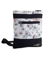 Meatfly dámská kabelka Dixie Blossom White | Bílá | Objem 0,4 L