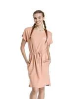 Meatfly dámské šaty Lottie Coral Sands | Písková | Velikost S | 100% bavlna