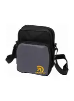 Meatfly pánská kabelka Hardy Dark Grey / Gold | Šedá | Objem 1,5 L