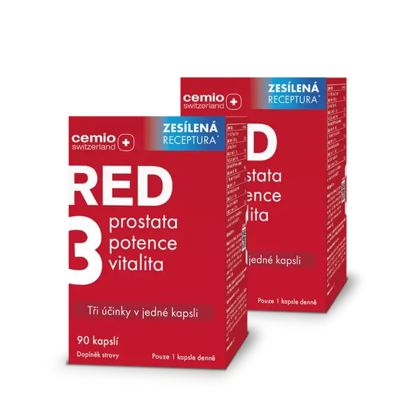 Cemio RED3®, 180 kapslí, NOVÝ