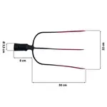 Vidle kované, 3 hroty, bez násady