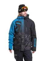 Meatfly pánská SNB & SKI bunda Shader Blue / Mossy Petrol | Černá | Velikost S