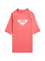 Roxy dětské tričko na surf Wholehearted Sun Kissed Coral | Růžová | Velikost 16 r.