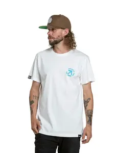 Meatfly pánské tričko Arrow White | Bílá | Velikost S | 100% bavlna