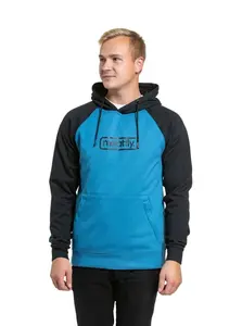 Meatfly pánská technická mikina Gravel Blue / Black | Černá | Velikost XXL