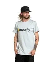 Meatfly pánské tričko Joe Stone | Šedá | Velikost S | 100% bavlna