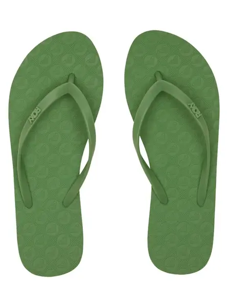 Roxy dámské žabky Viva IV Antique Green | Zelená | Velikost 8,5 US