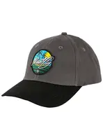 Meatfly kšiltovka Wayne Flexfit Beach Grey / Black | Černá | Velikost One Size