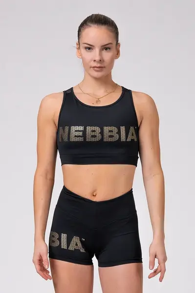 Nebbia Intense Gold Mesh Mini Top 830, XS